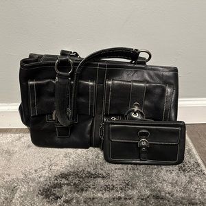 Black coach bag